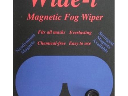 Wide-i Magnetic Underwater Fog Wiper for Scuba Diving Masks - One Magnet set for Single Lens Mask Hot on Sale