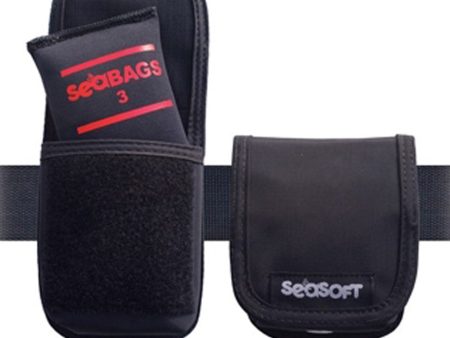 SeaSoft Trim Pocket Pair Holds Up to 5 lbs Each Mounts onto Tank Strap, Weight Belt or Harness For Discount