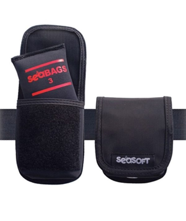 SeaSoft Trim Pocket Pair Holds Up to 5 lbs Each Mounts onto Tank Strap, Weight Belt or Harness For Discount